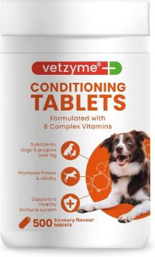 Picture of Vetzyme Dog Conditioning Tablets 500 Tab x 1