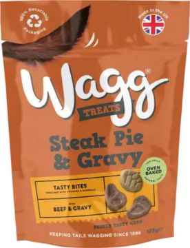 Picture of Wagg Dog Treats Steak Pie with Gravy 125g x 7