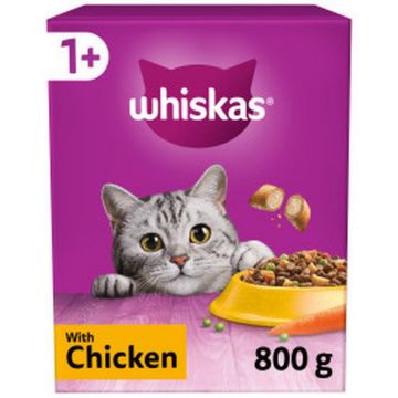 Picture of Whiskas 1+ Adult Cat Complete Chicken 800g x 5