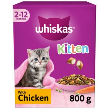 Picture of Whiskas Kitten & Junior Complete Chicken 800g x 5