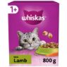 Picture of Whiskas 1+ Adult Cat Complete Lamb 800g x 5