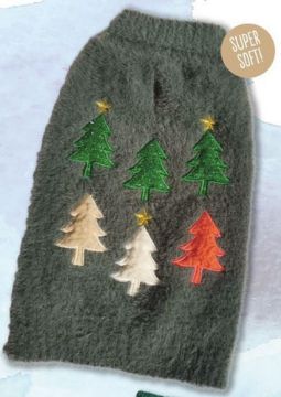 Picture of 2026 Dog Life Christmas Fuzzy Festive Tree Jumper Large x 1