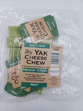 Picture of K9 Chew Co. Yak Chew MINT Medium x 5