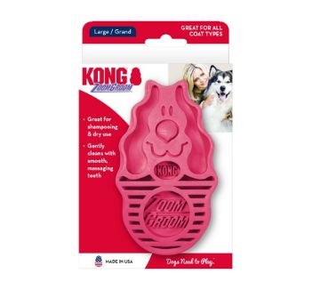 Picture of KONG Zoom Groom for Dogs Pink/Raspberry Standard x 1