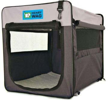 Picture of Henry Wag Canvas Pet Crate Medium 64 x 46 x 53cm x 1