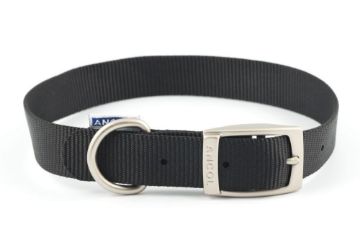 Picture of Ancol Viva Nylon Buckle Collar 39-48cm Size 5 Black x 1