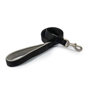 Picture of Ancol Viva Padded Nylon Snap Lead Black 75kg 1.8m x 2.5cm x 1