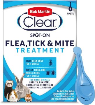 Picture of Bob Martin Clear Small Animal Spot-On Flea Tick & Mite Treatment x 1