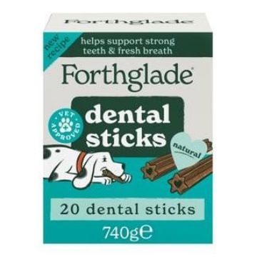 Picture of Forthglade Dog Dental Sticks 20 Sticks 740g x 9
