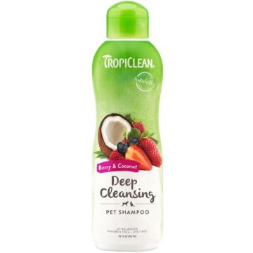 Picture of TropiClean Berry & Coconut Deep Cleansing Shampoo 355ml x 1