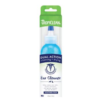 Picture of TropiClean Dual Action Ear Cleaner 118ml x 1
