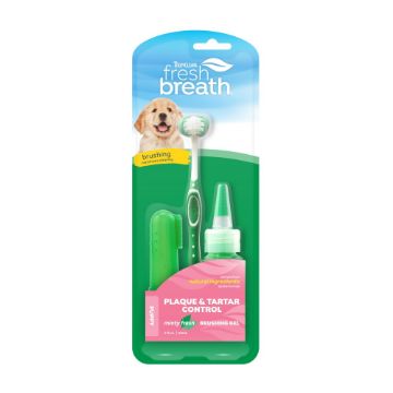 Picture of TropiClean Fresh Breath Oral Care Kit PUPPY 59ml x 1