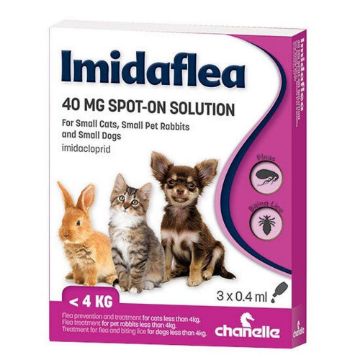 Picture of Imidaflea 40mg Spot-on Small Cats & Dogs 3 tube x 1