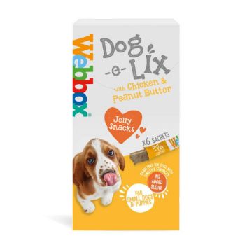 Picture of Webbox Dog-e-Licks - Chicken & Peanut Butter 6pk 90g x 11