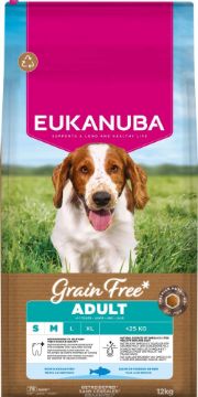 Picture of Eukanuba Adult Dog Grain Free Ocean Fish Small / Medium 12kg