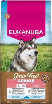 Picture of Eukanuba Senior Dog Grain Free Ocean Fish Large / XL 12kg