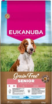 Picture of Eukanuba Senior Dog Grain Free Ocean Fish Small / Medium 12kg