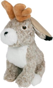 Picture of Tall Tails Plush Jackalope Twitchy Dog Toy 9" x 1