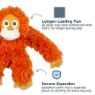 Picture of Tall Tails Plush Rope Body Orangutan Dog Toy 14" x 1