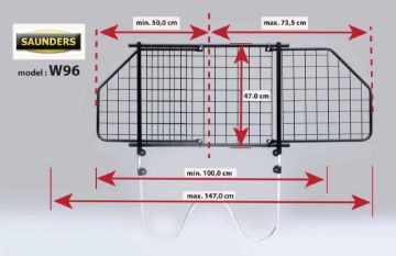 Picture of Saunders W96 Wire Mesh Dog Guard x 1
