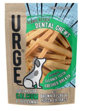 Picture of URGE Natural Dog Treats - Dental Chews 100g x 8