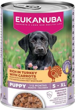 Picture of Eukanuba Puppy Cans Turkey & Carrot 400g x 6