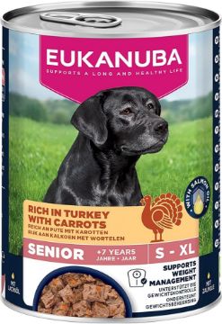 Picture of Eukanuba Senior Dog Cans Turkey & Carrot 400g x 6