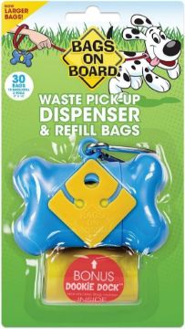 Picture of Bags on Board Bone Poo Bag Dispenser with 30 Bags x 1