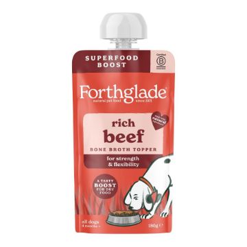 Picture of Forthglade Topper Succulent Beef Bone Broth180g x 6