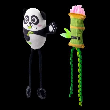 Picture of KONG Cat Toy Scrattles Panda 2pk x 1