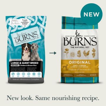 Picture of Burns Original Adult Large & Giant Dog Chicken & Brown Rice 12kg