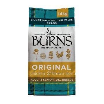 Picture of Burns Original Adult Dog Chicken & Brown Rice 14kg