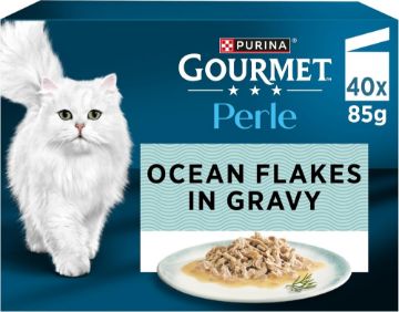 Picture of Gourmet Perle Pouch Ocean Flakes in Gravy 85g 40-Pack x 1