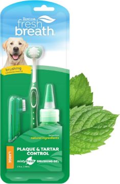 Picture of TropiClean Fresh Breath Oral Care Kit Large Dog 59ml x 1