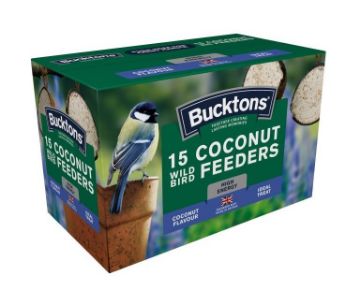 Picture of Bucktons Coconut Feeders x 15