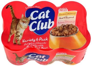 Picture of Cat Club Cat Cans Variety in Jelly 400g 12pk x 1