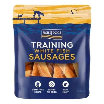 Picture of Fish4Dogs Training White Fish Sausages 7-Piece 80g x 10