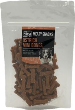 Picture of K9 Chew Co. Mini Bone Training Treats Ostrich 100g x 1
