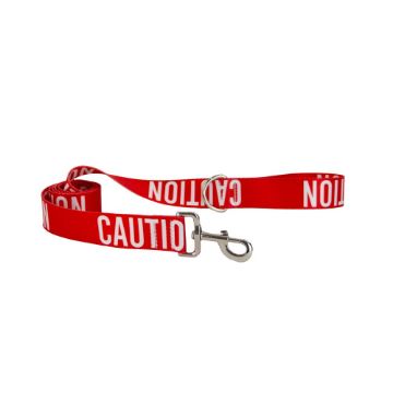 Picture of Ancol Awareness Nylon Snap Lead 'CAUTION' 50kg 100 x 2.5cm x 1