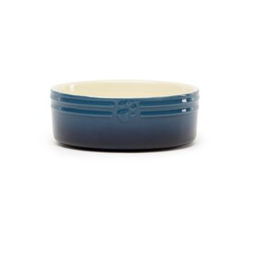 Picture of Scruffs Ombre Ceramic Food Bowl - Blue 13cm x 1