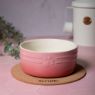 Picture of Scruffs Ombre Ceramic Food Bowl - Pink 19cm x 1