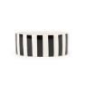 Picture of Scruffs Amalfi Stripe Ceramic Food Bowl - Black 13cm x 1