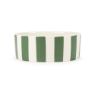 Picture of Scruffs Amalfi Stripe Ceramic Food Bowl - Green 15cm x 1