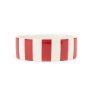 Picture of Scruffs Amalfi Stripe Ceramic Food Bowl - Red 15cm x 1