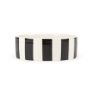Picture of Scruffs Amalfi Stripe Ceramic Food Bowl - Black 15cm x 1