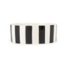 Picture of Scruffs Amalfi Stripe Ceramic Food Bowl - Black 19cm x 1