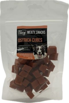 Picture of K9 MS Ostrich Cubes 100g x 1