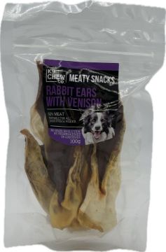 Picture of K9 MS Rabbit Ears with Venison 100g x 1