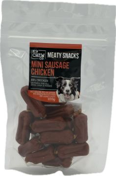 Picture of K9 Chew Co. Mini Sausages Chicken 100g x 1