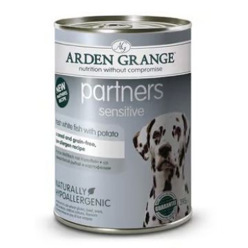 Picture of Arden Grange Partners Cans Sensitive (Silver) 395g x 6